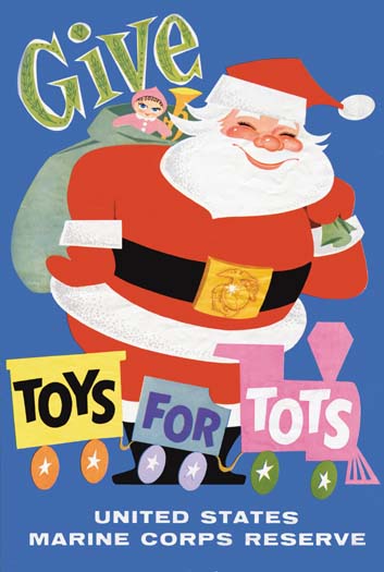 Original Toys For Tots Poster by Walt Disney